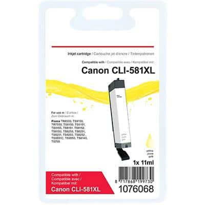 Viking CLI-581XL compatibele Canon inktcartridge geel