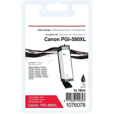Office Depot Compatibel Canon PGI-580XL Inktcartridge Zwart