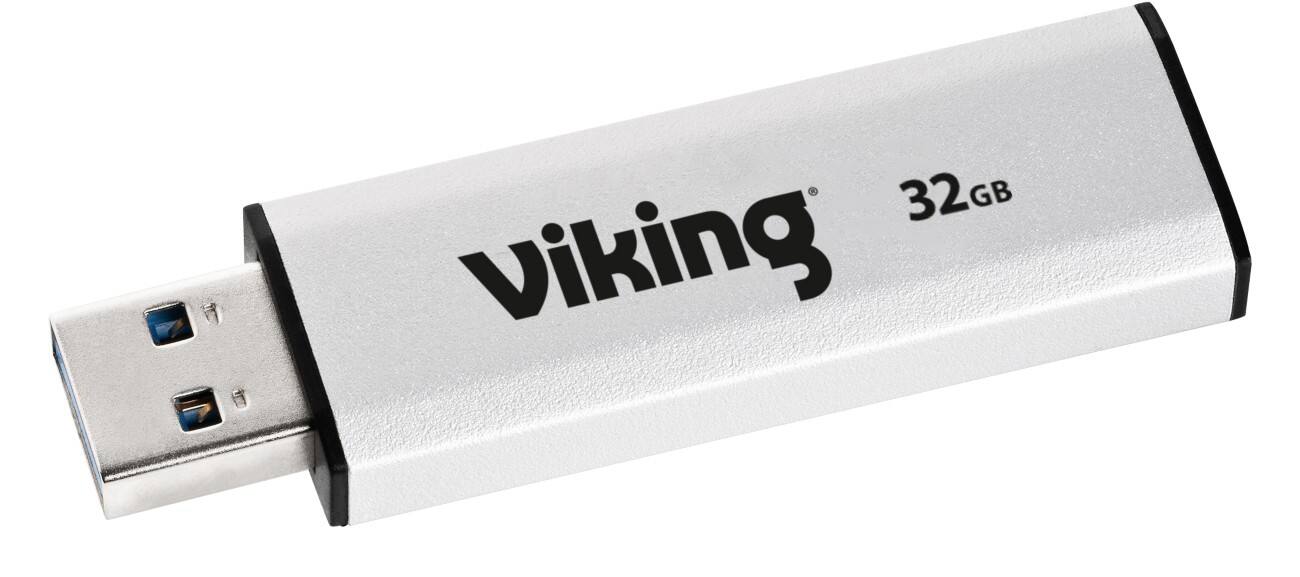 Ativa USB-stick USB 3.0 32 GB Zilver, zwart