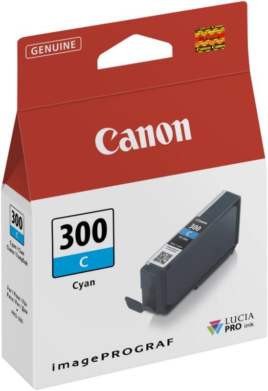 Canon PFI-300 Origineel Inktcartridge Cyaan