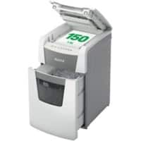 Leitz IQ Autofeed Office 150 Automatische Papierversnipperaar Snippers Veiligheidsniveau P-4 150 Vel Automatisch & 8 Vel Handmatig