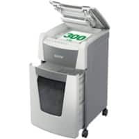 Leitz IQ Autofeed Office 300 Automatische Papierversnipperaar Micro Snippers Veiligheidsniveau P-5 300 Vel Automatisch & 8 Vel Handmatig