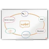 Nobo Premium Plus whiteboard 1915155 wandmontage magnetisch gelakt staal 90 x 60 cm