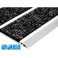 PROFESSIONAL LINE Entreemat Select Aluminium, PP Antraciet, zilver 800 x 500 mm
