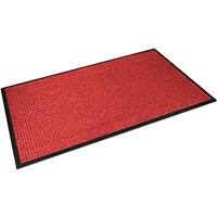 PROFESSIONAL LINE Droogloopmat Diamond Rubber, PP Rood 1800 x 1200 mm