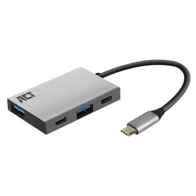 ACT USB Hub AC7070 USB Type-C naar USB Type-A, USB Type-C
