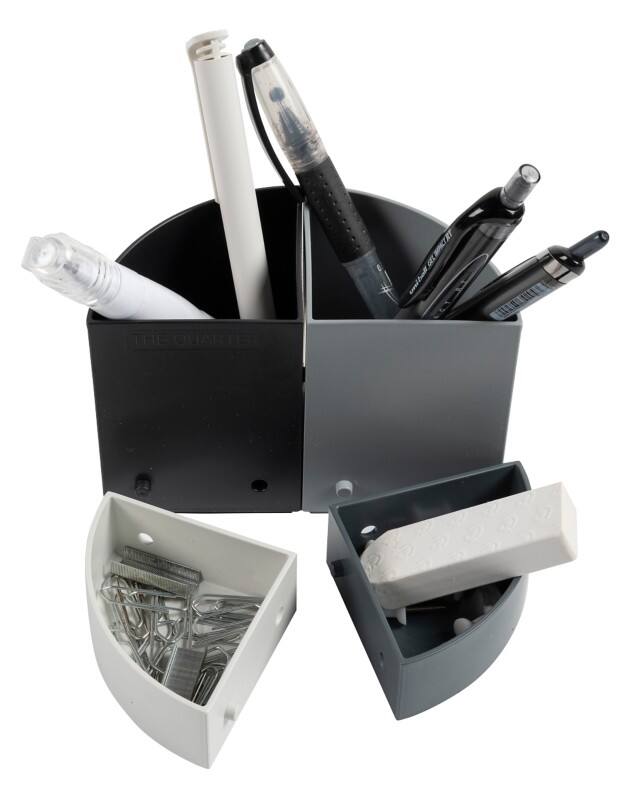 Exacompta Pennenbakje 68294D Classic Polystyreen 83 x 120 x 120 mm Grijs 3 Stuks