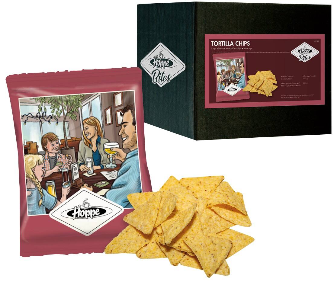 Hoppe Bites Tortilla Chips 60 stuks van 90 g