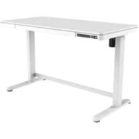 Euroseats Zit-Sta bureau kunststof Wit 602 x 1202 mm – 720 x 1210 mm