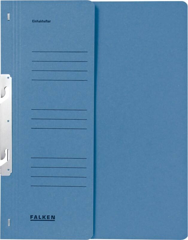 Falken Bijlagen-map A4 Blauw Karton Hechtmechanisme