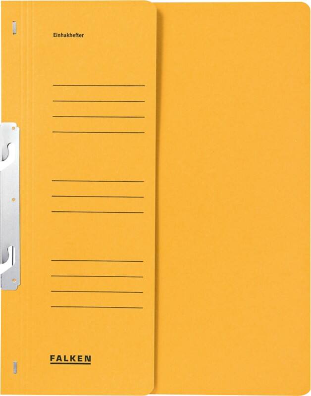 Falken Bijlagen-map A4 Geel Karton
