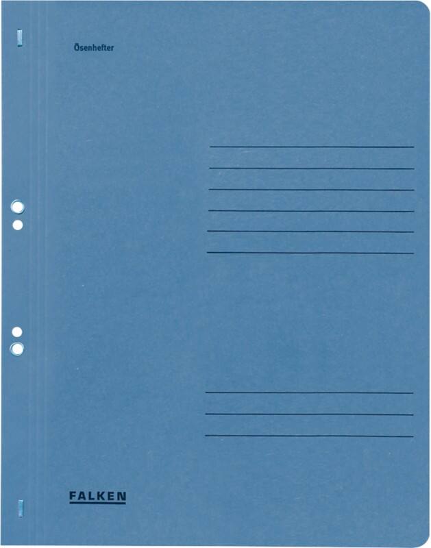 Falken Bijlagen-map Bijlagen-map A4 Blauw Karton 24 x 32 cm