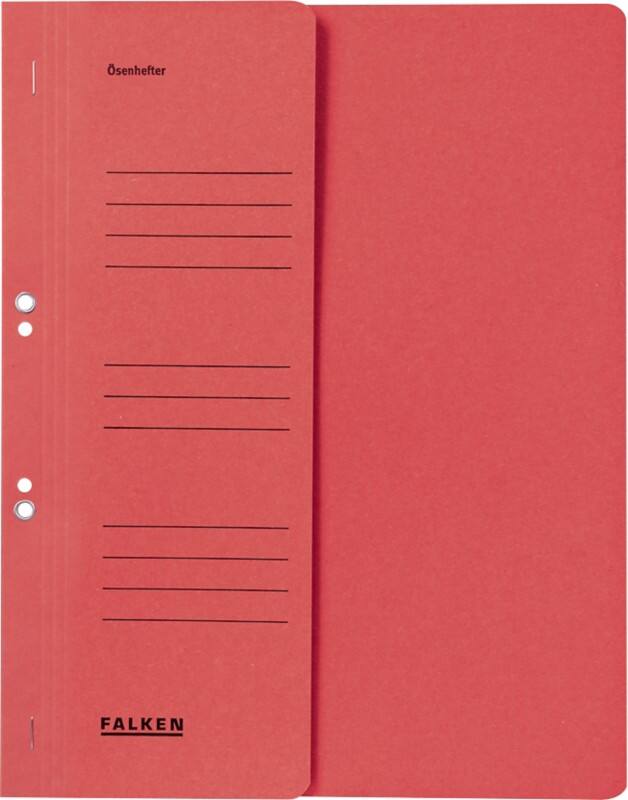 Falken Snelhechter A4 Rood Karton Halve flap 24 x 32 cm
