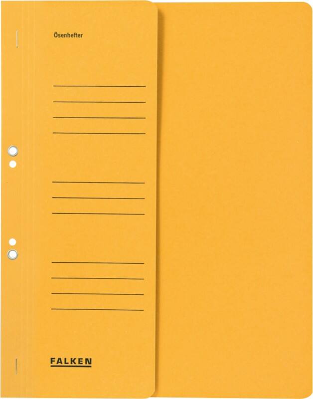 Falken Circulatiemap Bijlagen-map A4 Geel Karton 24 x 32 cm