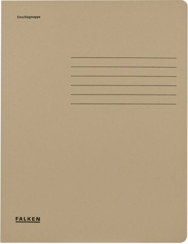 Falken 3-flap mappen 448019E A4 Grijs Karton