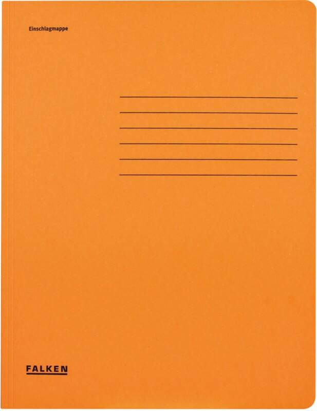 Falken 3-flap mappen 448009E A4 Oranje Karton