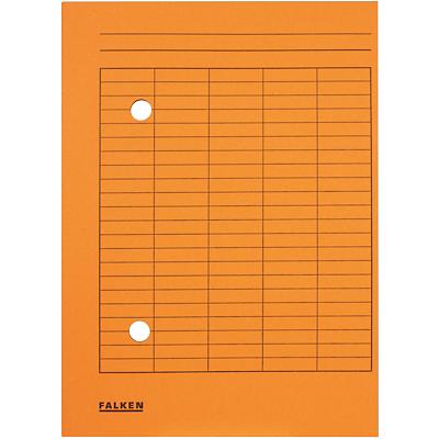 Falken Dossiermap Circulatie A4 Oranje Karton 22 x 31,8 cm 100 Stuks