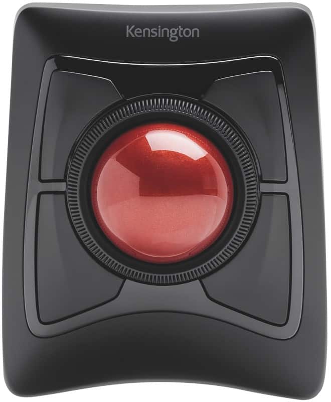 Kensington Expert Mouse Muis Draadloos Met Bluetooth Zwart Geschikt voor linkshandigen