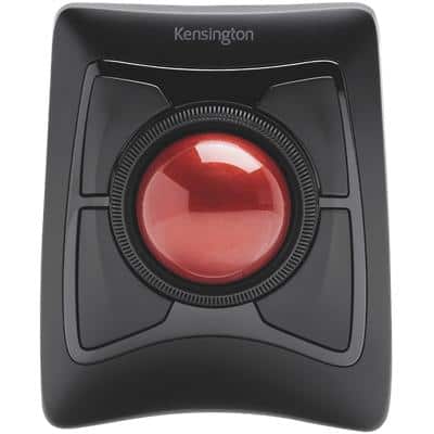 Kensington Expert Dual Draadloze Ergonomische Trackball Muis K72359WW Optische Scrollring Voor Rechts- en Linkshandige Gebruikers Bluetooth/USB-A Nano Ontvanger Zwart