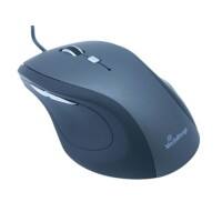 MEDIARANGE Muis MROS202 Bedraad Zwart, grijs