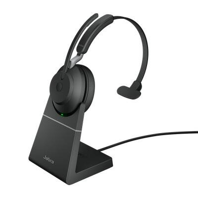 Jabra Evolve2 65 Draadloos Headset Over het hoofd USB Met Bluetooth Met microfoon Stereo Zwart