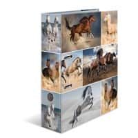 HERMA Breed Ordner A4 70 mm Kleurenassortiment 2 Ringen 7164 Karton Glad Staand 10 Stuks