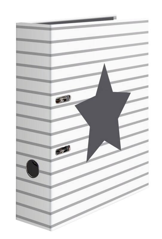 HERMA Breed Ordner A4 70 mm Kleurenassortiment 2 Ringen 7191 Karton Glad Staand 10 Stuks