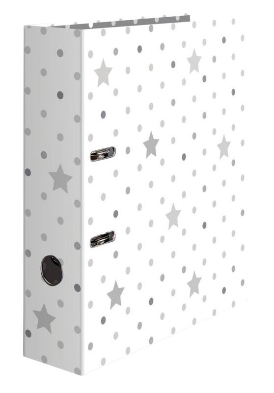 HERMA Breed Ordner A4 70 mm Kleurenassortiment 2 Ringen 7193 Karton Glad Staand 10 Stuks