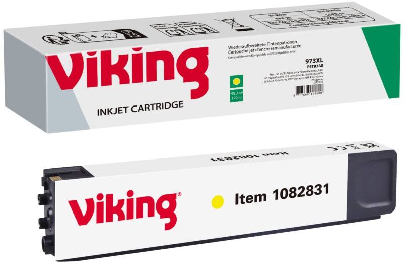 Viking 973X compatibele HP inktcartridge F6T83AE geel