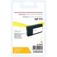 Viking 711 compatibele HP inktcartridge CZ132A geel