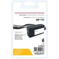 Viking 711 compatibele HP inktcartridge CZ133A zwart