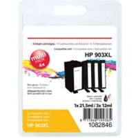 Office Depot HP 903XL Compatibel Inktcartridge Zwart, cyaan, magenta, geel Multipack 4 Stuks