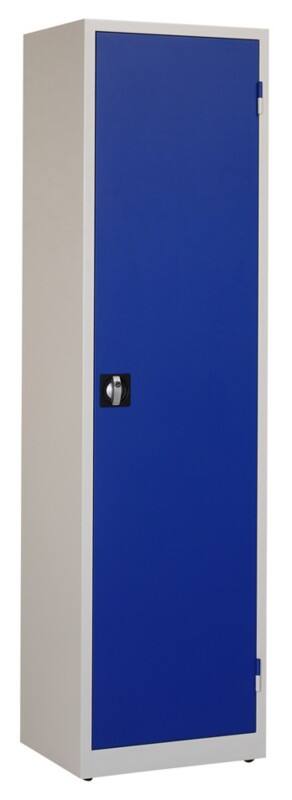 Ceha Kast Metaal 4 Planken Afsluitbaar 530 x 450 x 1.950 mm Blauw, wit