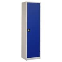 Ceha Kast Metaal 4 Planken Afsluitbaar 530 x 450 x 1.950 mm Blauw, wit