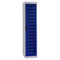 Postvakkenkast OPK 180 Blauw, Wit 400 x 500 x 1800 mm 15 deurs