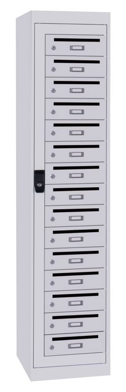 Postvakkenkast OPK 180 Grijs 400 x 500 x 1900 mm 15 deurs