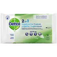 Dettol reinigingsdoekjes 2in1 12 stuks