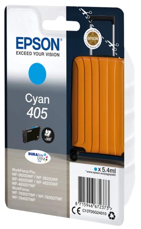 Epson 405 Origineel Inktcartridge C13T05G240 Cyaan