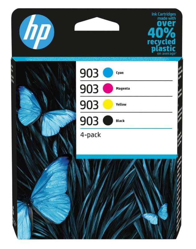 HP 903 originele inktcartridge 6ZC73AE zwart, cyaan, magenta, geel multipak 4 stuks