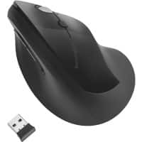 Kensington Pro Fit Draadloze muis Ergonomisch Verticaal K75501EU Optisch Voor rechtshandigen USB-A Nano-ontvanger Zwart