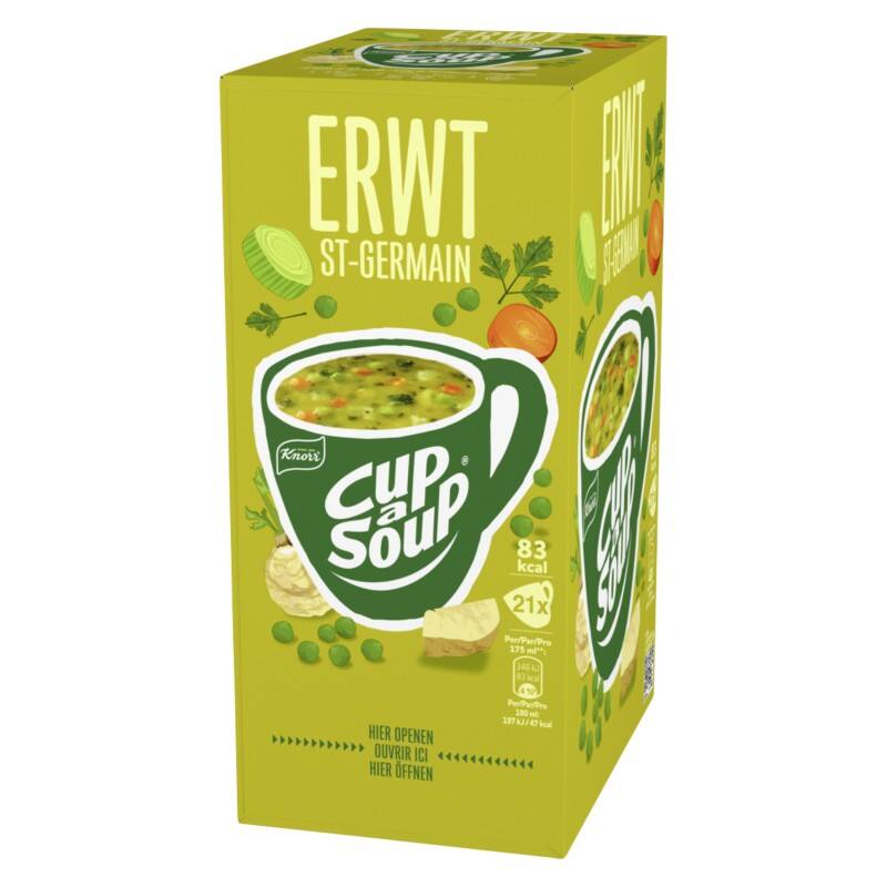 Cup-a-Soup Instantsoep Erwt 21 Stuks à 175 ml