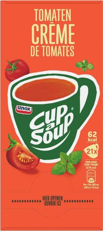Cup-a-Soup Instantsoep Tomatencrème 21 Stuks à 175 ml