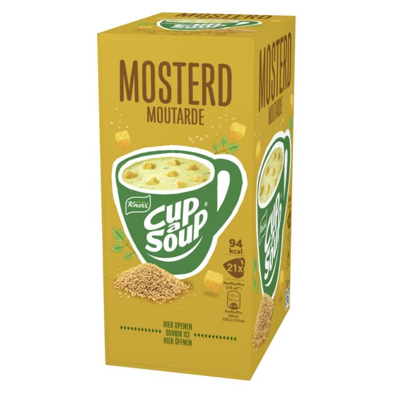 Cup-a-Soup Instantsoep Mosterd 21 Stuks à 175 ml