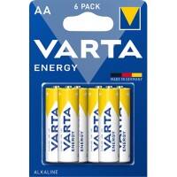 VARTA Batterijen Energy AA Alkaline 1.5 V 6 Stuks