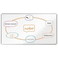 Nobo Premium Plus Whiteboard Voor wandmontage Magnetisch Gelakt staal 155 x 87 cm