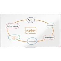 Nobo Premium Plus Widescreen whiteboard 1915369 wandmontage magnetisch email 188 x 106 cm