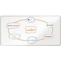 Nobo Premium Plus whiteboard 1915151 wandmontage magnetisch email 240 x 120 cm