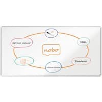 Nobo Premium Plus Whiteboard Voor wandmontage Magnetisch Gelakt staal 120 x 240 cm