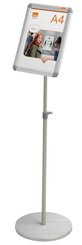 Nobo Premium Plus Displaystandaard A4 Zilver