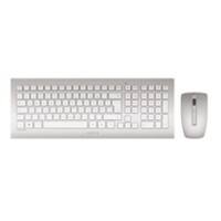 CHERRY Toetsenbord & muisset Draadloos QWERTZ (DE) Zilver DW 8000